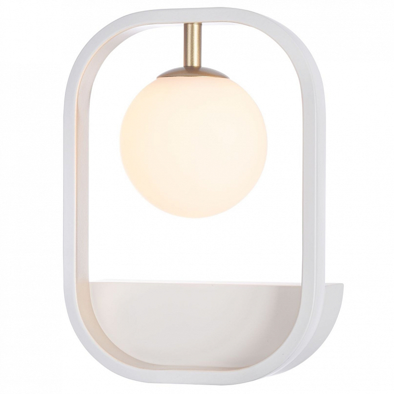 Бра Michele Ball Sconces Белый Золотой Серебряный Бра Michele Ball Sconces Белый Золотой Серебряный в Челябинске | Loft Concept