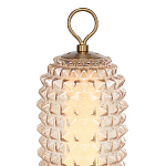 Настольная лампа с факутрным стеклянным плафоном Sonora варинант исполнения - 3 | Loft Concept в Челябинске