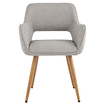 Стул в рогожке серого цвета NEASAN STOOL варинант исполнения - 2 | Loft Concept в Челябинске