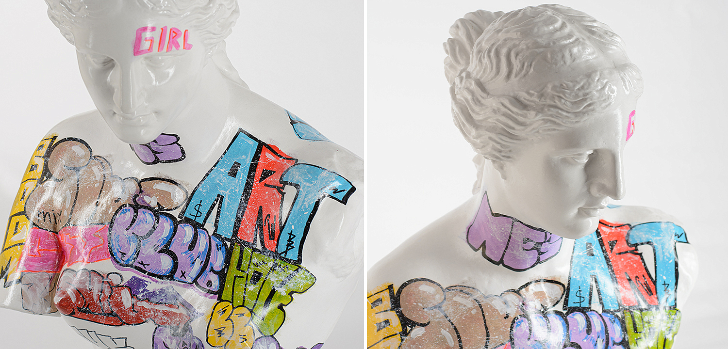 Статуэтка Aphrodite Graffiti Bust Статуэтка Aphrodite Graffiti Bust - Loft-Concept в Челябинске