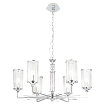 Люстра с 6-ю цилиндрическими стеклянными плафонами Jeanette варинант исполнения - 6 | Loft Concept в Челябинске