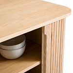 Длинный низкий буфет с 2-мя раздвижными дверцами Toinette Light Cupboard варинант исполнения - 13 | Loft Concept в Челябинске