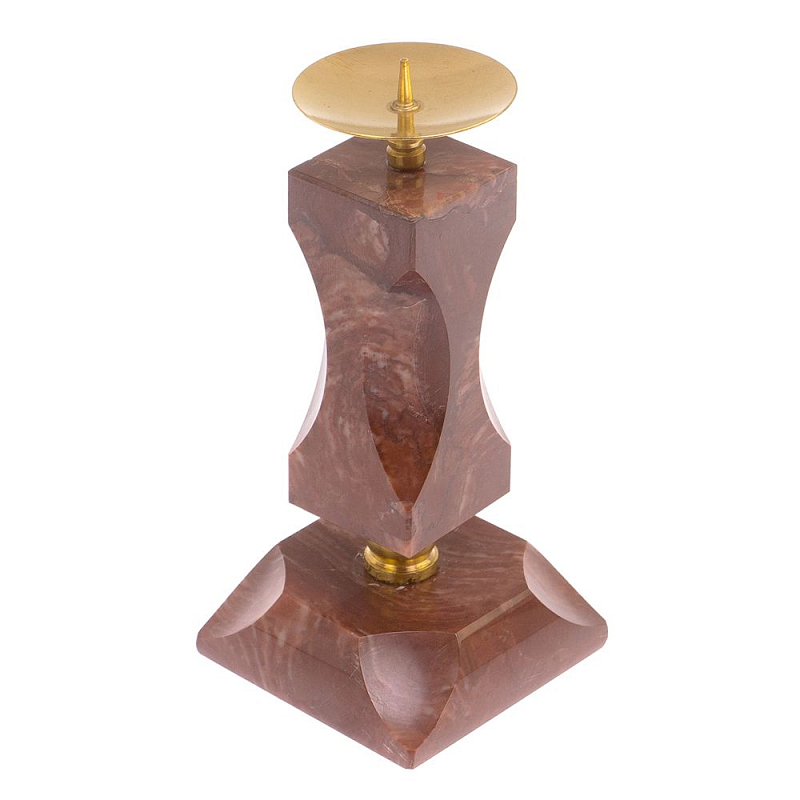 Подсвечник фигурный из натурального камня лемезит Stone Candlestick Лемезит Золотой Подсвечник фигурный из натурального камня лемезит Stone Candlestick Лемезит Золотой в Челябинске | Loft Concept