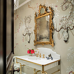 Обои ручная роспись Silk Tree Special Colourway on grey painted Xuan paper варинант исполнения - 2 | Loft Concept в Челябинске