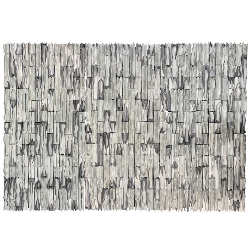 Объемное фактурное панно Metropolis in shades of grey Серый бетон в Челябинске | Loft Concept 