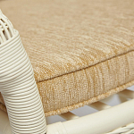 Комплект обеденный из ротанга Eloise grand white варинант исполнения - 12 | Loft Concept в Челябинске