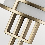 Бра с геометрическим каркасом и матовым белым цилиндрическим плафоном Feiss варинант исполнения - 3 | Loft Concept в Челябинске