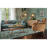 Кресло велюровое горчичного цвета Diaspro Mustard Armchair варинант исполнения - 7 | Loft Concept в Челябинске