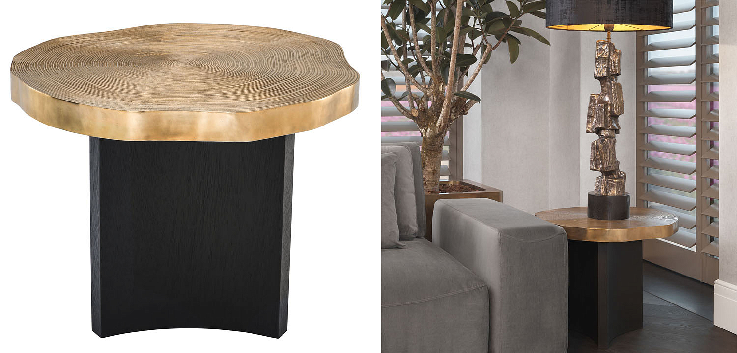 Приставной стол Eichholtz SIDE TABLE THOUSAND OAKS Приставной стол Eichholtz SIDE TABLE THOUSAND OAKS - Loft-Concept в Челябинске