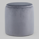 Пуф Alice Poof Grey Серый велюр варинант исполнения - 5 | Loft Concept в Челябинске