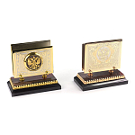 Настольный письменный набор из яшмы и долерита с декором Двуглавый орел Manager Organizer варинант исполнения - 4 | Loft Concept в Челябинске