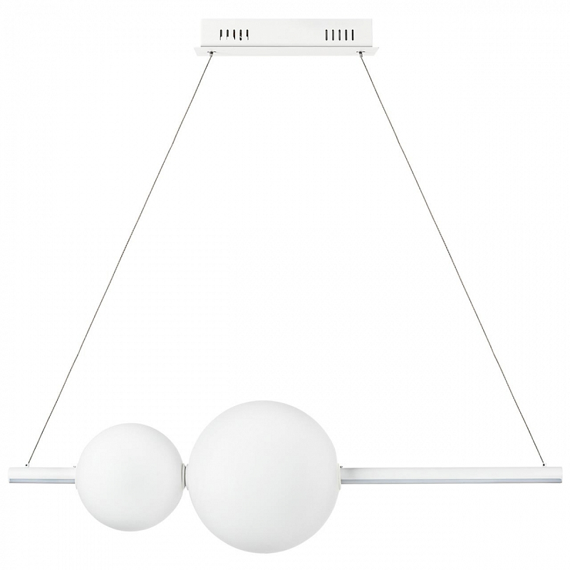 Люстра Galla Bubbles Line Белый Люстра Galla Bubbles Line Белый в Челябинске | Loft Concept