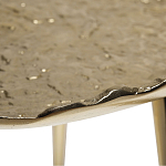 Столик журнальный металлический золотого цвета Modern Rethinking of Traditions варинант исполнения - 1 | Loft Concept в Челябинске