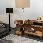 Тумба необычной формы с выдвижными ящиками Shift варинант исполнения - 4 | Loft Concept в Челябинске