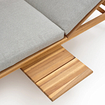 Садовый диван-трансофрмер Kate серый варинант исполнения - 3 | Loft Concept в Челябинске