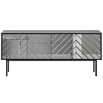 Длинная тумба с зеркальным декором Serena варинант исполнения - 12 | Loft Concept в Челябинске