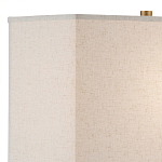 Настольная лампа с корпусом в форме кольца и прямоугольным абажуром French Ring варинант исполнения - 2 | Loft Concept в Челябинске