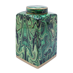 Ваза с малахитовым узором MALACHITE варинант исполнения - 2 | Loft Concept в Челябинске