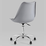 Офисный стул на металлическом основании EGGERY Grey пластик варинант исполнения - 4 | Loft Concept в Челябинске