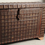 Большой Этнический сундук с металлическим декором  варинант исполнения - 2 | Loft Concept в Челябинске