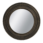 Зеркало круглое с текстурированным дизайном рамы Helios варинант исполнения - 1 | Loft Concept в Челябинске