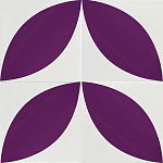 Дизайнерская плитка с узором Лепесток варинант исполнения - 1 | Loft Concept в Челябинске