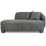 Кушетка серая с обивкой букле Thalia Grey Boucle Sofa варинант исполнения - 1 | Loft Concept в Челябинске