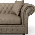 Мебельная ткань Шенилл коричневый цвет 138 см T4-21 варинант исполнения - 7 | Loft Concept в Челябинске