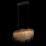 Люстра подвесная с металлическими цепочками и изогнутыми металлическими дугами 72 см Atlantis Chain варинант исполнения - 5 | Loft Concept в Челябинске