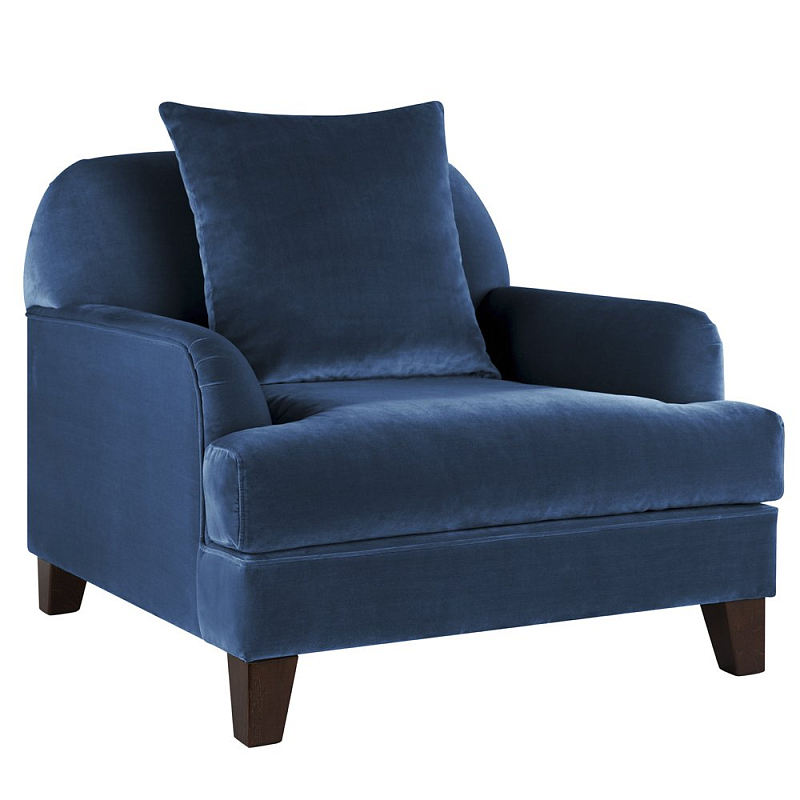 Кресло Grace Deep Blue Синий Кресло Grace Deep Blue Синий в Челябинске | Loft Concept