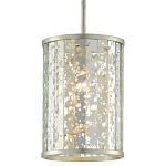 Подвесной светильник в форме цилиндра Speckled Mirror Plates варинант исполнения - 2 | Loft Concept в Челябинске