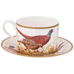 Чайная пара из фарфора 300 мл Hunting Porcelain Collection варинант исполнения - 1 | Loft Concept в Челябинске