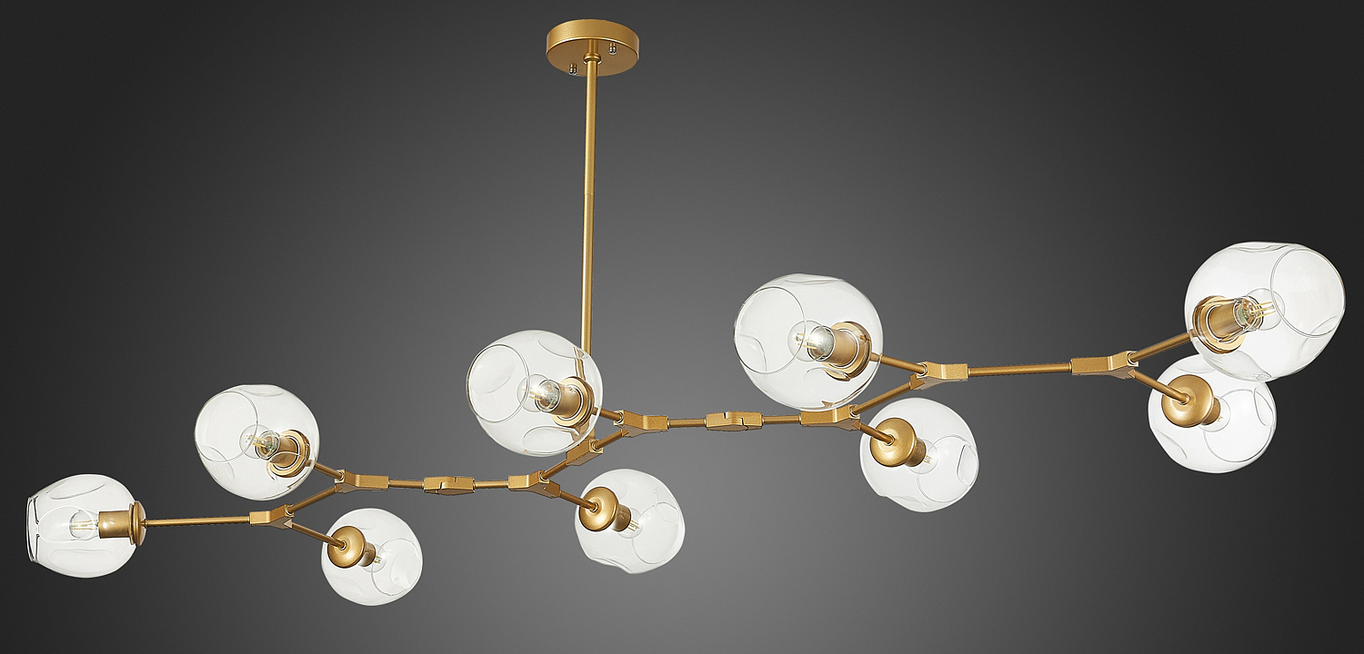Люстра Branching Bubble Chandelier 9 gold Люстра Branching Bubble Chandelier 9 gold - Loft-Concept в Челябинске