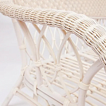 Комплект уличной мебели из ротанга Eloise белый варинант исполнения - 4 | Loft Concept в Челябинске
