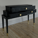 Премиальная Консоль с тремя ящиками Elsa Dreams Black варинант исполнения - 2 | Loft Concept в Челябинске