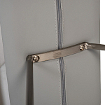 Стул барный серый с обивкой из экокожи Special Support варинант исполнения - 4 | Loft Concept в Челябинске