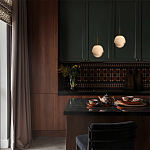 Подвесной светильник из белого алебастра Cryptocrystalline Stone варинант исполнения - 8 | Loft Concept в Челябинске