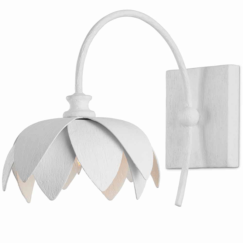 Бра в виде белого цветка White Flower Lamp Белый в Челябинске | Loft Concept 