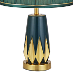 Настольная лампа с абажуром Femia Green Gold Table Lamp варинант исполнения - 2 | Loft Concept в Челябинске