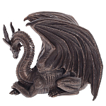 Декоративная статуэтка Дракон Dark Bronze Winged Dragon Statuette варинант исполнения - 3 | Loft Concept в Челябинске