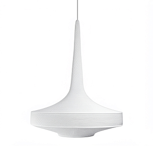 Подвесной вязаный белый светильник «Лампа Марракеша»