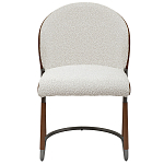 Стул мягкий с обивкой из рогожки и экокожи Contrasting Performance варинант исполнения - 1 | Loft Concept в Челябинске