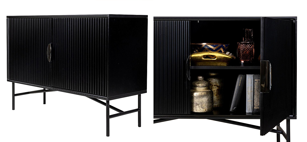 Комод Antique Order Черный 110 см Комод Antique Order Черный 110 см - Loft-Concept в Челябинске