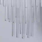 Бра с круглым основанием и длинными прозрачныи стеклянными трубками Nembus варинант исполнения - 7 | Loft Concept в Челябинске