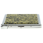 Портсигар на 10 сигарет с газовой зажигалкой из натурального камня Змеевик Светлый Stone Cigarettes Cases варинант исполнения - 5 | Loft Concept в Челябинске