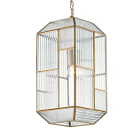 Подвесной светильник с рельефным стеклом Embossed Glass варинант исполнения - 2 | Loft Concept в Челябинске