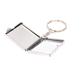 Зеркало брелок складное двухстороннее из натурального камня Оникс Silver Stone Mirrors варинант исполнения - 6 | Loft Concept в Челябинске