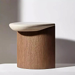 Дизайнерский журнальный стол полукруглой формы Pokun варинант исполнения - 2 | Loft Concept в Челябинске