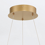 Люстра золотого цвета с 2-мя светодиодными кольцами Eurofase варинант исполнения - 4 | Loft Concept в Челябинске