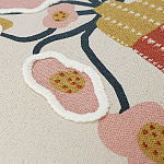 Подушка с цветочным принтом Blooming Elegance Rose варинант исполнения - 2 | Loft Concept в Челябинске